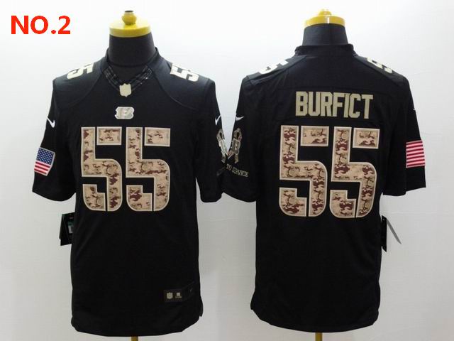 Cincinnati Bengals #55 Vontaze Burfict Black Jersey;